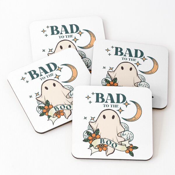 Item preview, Bad to the Boo - Retro Tattoo Inspired Cool Ghost Halloween Vibes designed and sold by SunandShade.