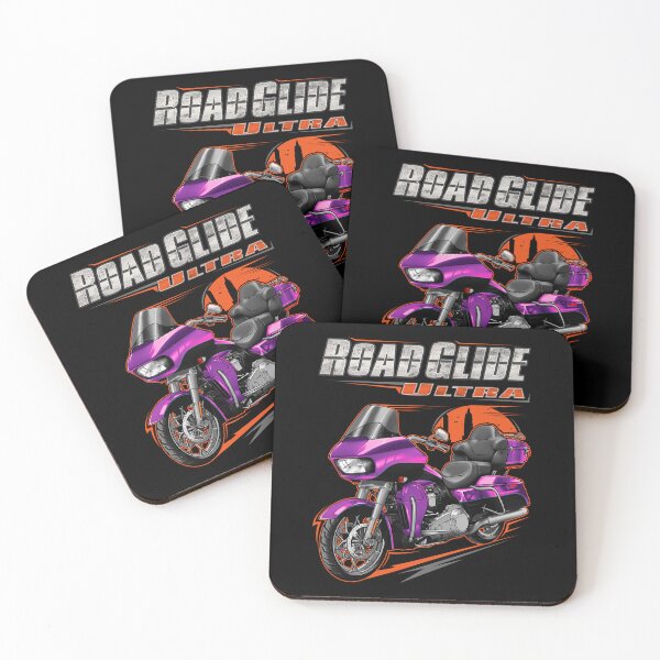 Item preview, Motorcycle Road Glide Ultra FLTRU 2016 Purple Fire & Blackberry Smoke for Motorcycle Riders designed and sold by MotoApparelHub.