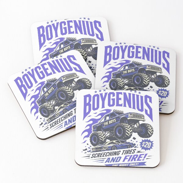 Item preview, Boygenius Monster Truck Screeching Tires Streetwear Art designed and sold by Neviermaxx.