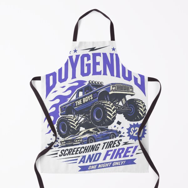 Item preview, Boygenius Monster Truck Screeching Tires Streetwear Art designed and sold by Neviermaxx.