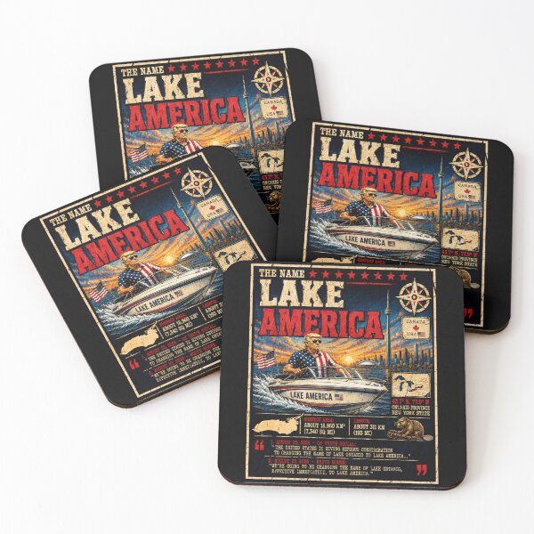 Item preview, Lake America Est 2026 Lake America Trump - Lake Ontario Great Lakes, Quiet Activism, Canada, Subtle Anti Trump designed and sold by KrushnaChandra.