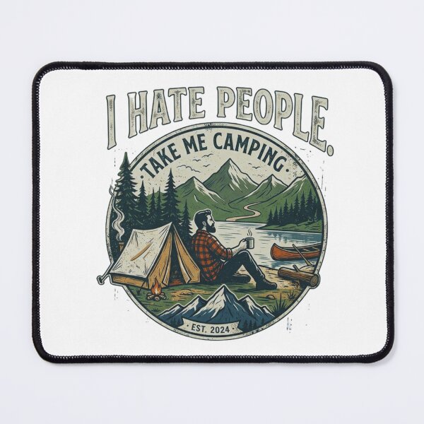 Item preview, I Hate People. Take Me Camping Vintage designed and sold by GabeMountainArt.