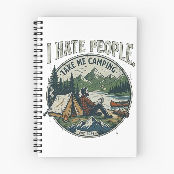 Item preview, I Hate People. Take Me Camping Vintage designed and sold by GabeMountainArt.