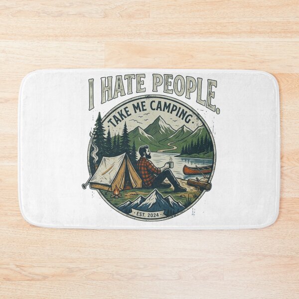 Item preview, I Hate People. Take Me Camping Vintage designed and sold by GabeMountainArt.