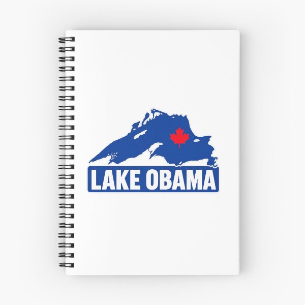 Item preview, Lake Obama Canadian Maple Leaf Lake Map - Lake Ontario Great Lakes, Quiet Activism, Canada, Subtle Anti Trump designed and sold by KrushnaChandra.
