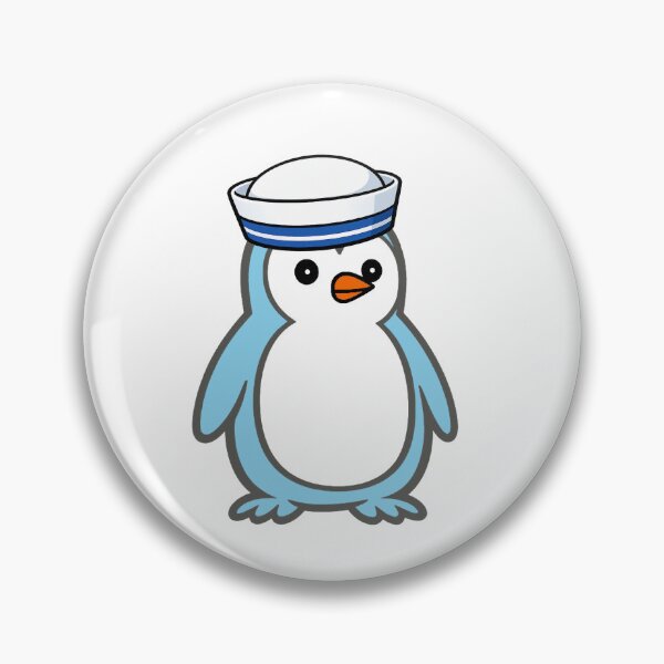 Item preview, Pippo Penguin Sailor - Cute cartoon penguin with sailor hat designed and sold by Pippo-Penguin.