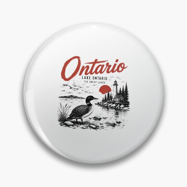 Item preview, Lake Ontario - Ontario - The Great Lakes - Loon, Lake Ontario Great Lakes, Quiet Activism, Canada, Subtle Anti Trump designed and sold by KrushnaChandra.