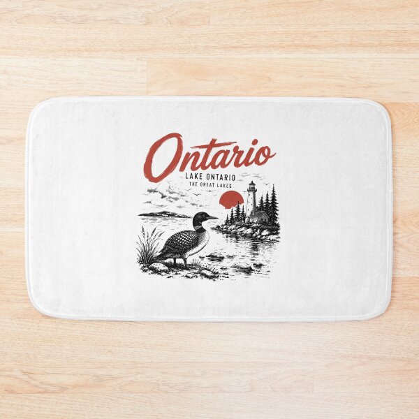 Item preview, Lake Ontario - Ontario - The Great Lakes - Loon, Lake Ontario Great Lakes, Quiet Activism, Canada, Subtle Anti Trump designed and sold by KrushnaChandra.