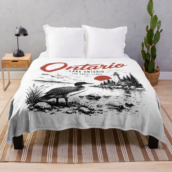 Item preview, Lake Ontario - Ontario - The Great Lakes - Loon, Lake Ontario Great Lakes, Quiet Activism, Canada, Subtle Anti Trump designed and sold by KrushnaChandra.