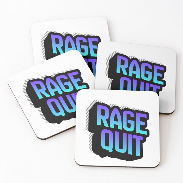 Item preview, RAGE QUIT - Retro Gamer Arcade Meme designed and sold by JWUrbanThreadz.