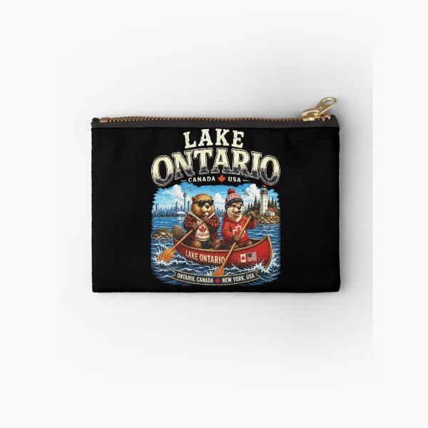 Item preview, Copy of Lake Ontario - Ontario - The Great Lakes - Loon, Lake Ontario Forever Beaver Otter Animals Anti Lake America designed and sold by KrushnaChandra.