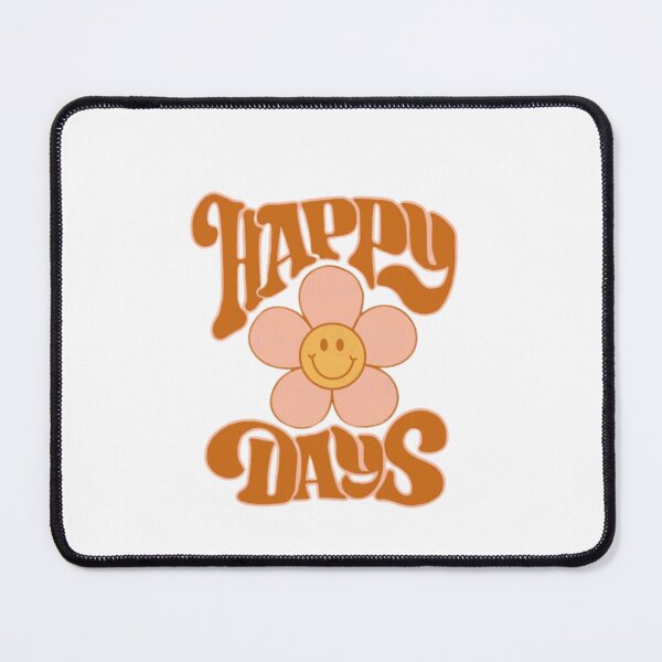 Item preview, Happy Days Retro Smiley Flower designed and sold by AandBCollective.