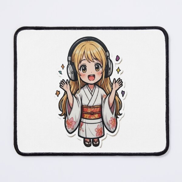 Item preview, Cute Japanese Girl Chibi Anime Character Illustration designed and sold by Ascendly.