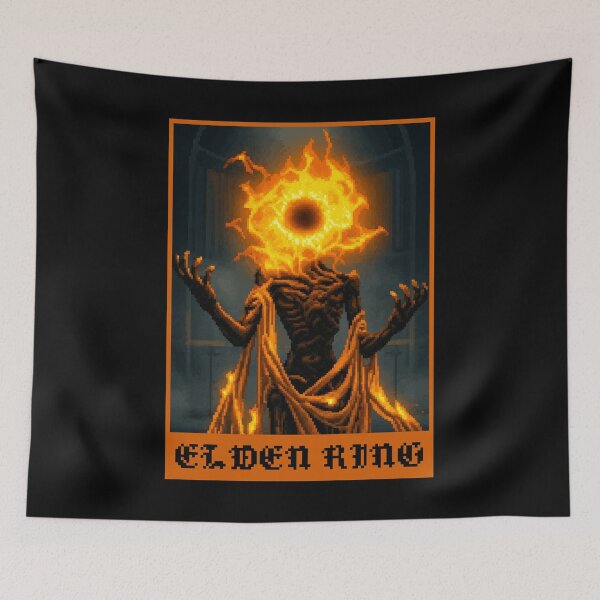 Item preview, Midra Lord of Frenzied Flame from Elden Ring Pixel Art {PIXELCORE} designed and sold by PIXELCORE-TEE.