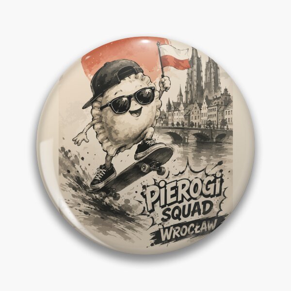 Item preview, Pierogi Squad Skateboard Wrocław Poland Sumie Travel designed and sold by TomFrontierArt.