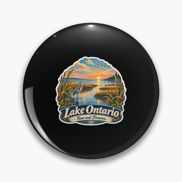 Item preview, Lake Ontario - Ontario - The Great Lakes - Loon, Lake Ontario Forever Defending Canadian designed and sold by KrushnaChandra.