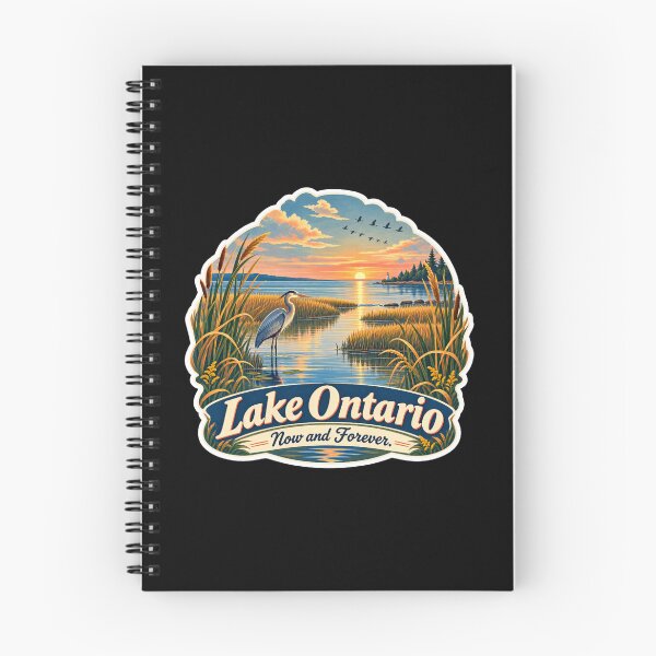 Item preview, Lake Ontario - Ontario - The Great Lakes - Loon, Lake Ontario Forever Defending Canadian designed and sold by KrushnaChandra.