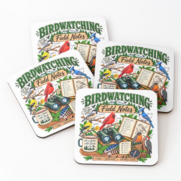 Item preview, Birdwatching Field Notes – Backyard Birder Bird Watching Nature Lover Design designed and sold by rhonstoppable27.