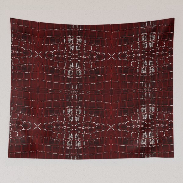 Item preview, Dark Red Crocodile Leather, Red Aesthetic designed and sold by We Are Stardust.