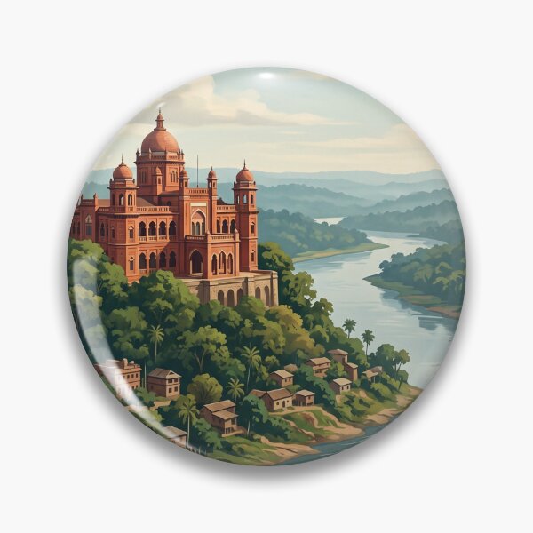Item preview, Chittagong Bangladesh Vintage Travel Art – Karnaphuli River & Port City Heritage designed and sold by Bomax121.