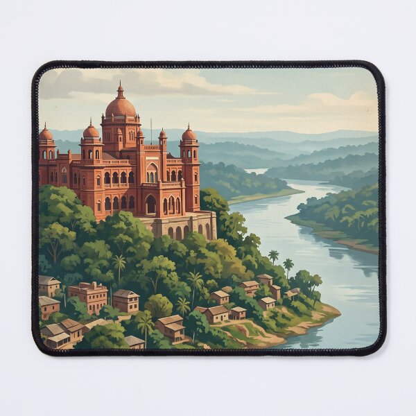 Item preview, Chittagong Bangladesh Vintage Travel Art – Karnaphuli River & Port City Heritage designed and sold by Bomax121.