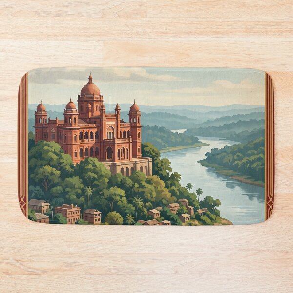 Item preview, Chittagong Bangladesh Vintage Travel Art – Karnaphuli River & Port City Heritage designed and sold by Bomax121.