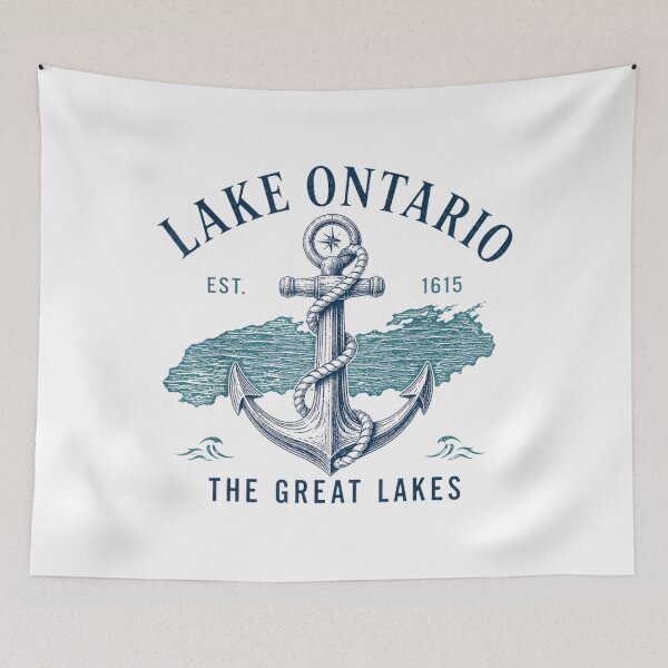 Item preview, Lake Ontario - Ontario - The Great Lakes - Loon, Lake Ontario Great Lakes Anchor designed and sold by KrushnaChandra.