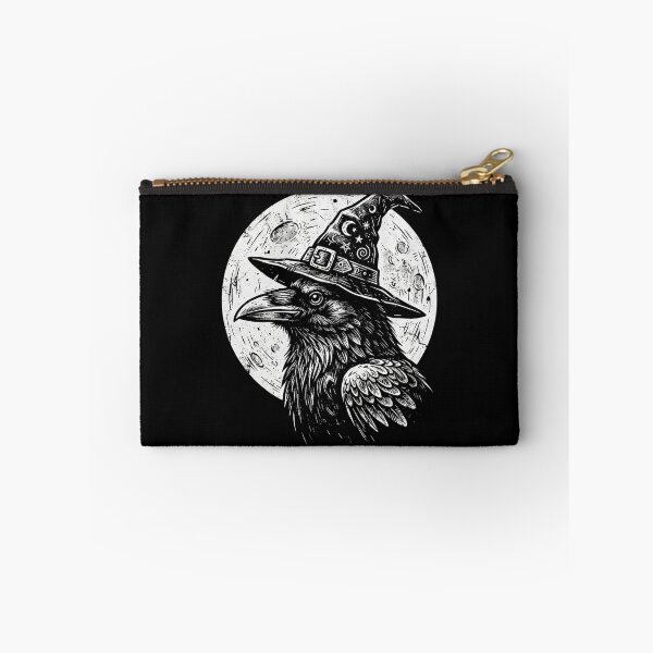 Item preview,   Halloween Raven Witch Hat Under Full Moon – Crow Gothic Dark Art designed and sold by SOUFIANE1991.