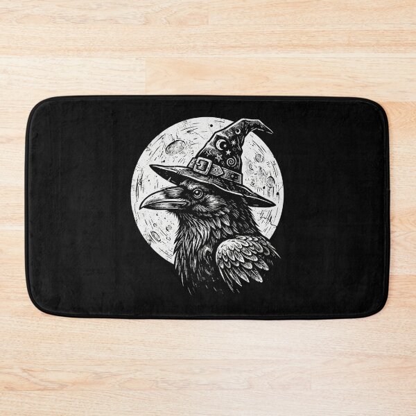 Item preview,   Halloween Raven Witch Hat Under Full Moon – Crow Gothic Dark Art designed and sold by SOUFIANE1991.