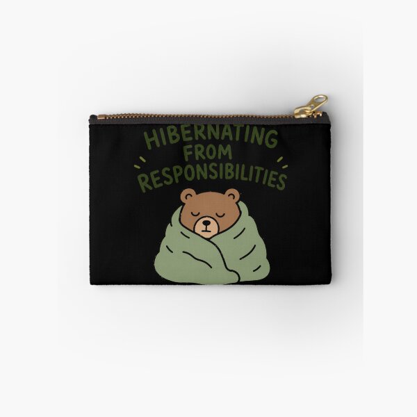 Item preview, Hibernating From Responsibilities Cozy Bear Doodle designed and sold by LOL-N-LIFESTYLE.