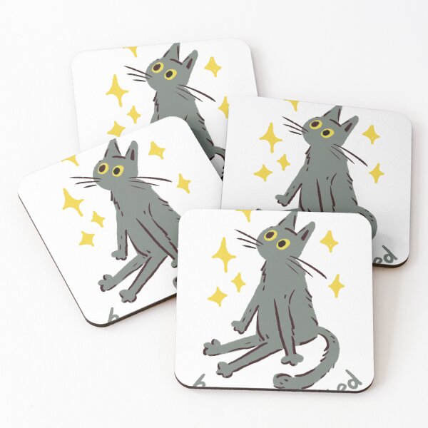 Item preview, Braincells United Light Gray Cat designed and sold by DanuskaArt.