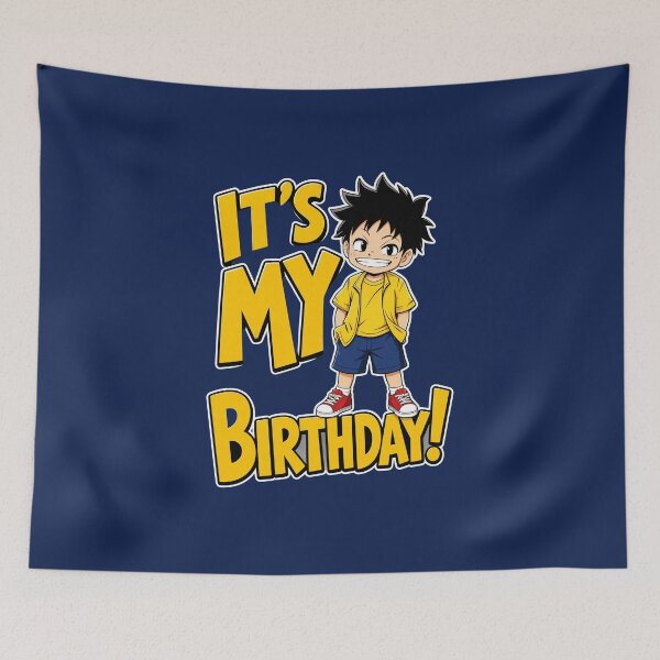 Artikelvorschau, Es ist mein Anime-Geburtstag entworfen und verkauft von AmceeDesigns.