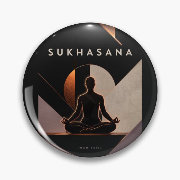 Item preview, Yoga Sukhasana Cross-Legged Pose – Seated Meditation Yoga designed and sold by Sparkofart07.