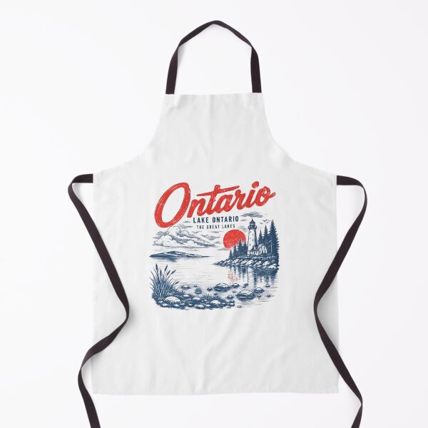 Item preview, Lake Ontario - Ontario - The Great Lakes - Loon, Lake Ontario Loon, Great Lakes Lighthouse, Retro Sunset Nature Wildlife designed and sold by KrushnaChandra.