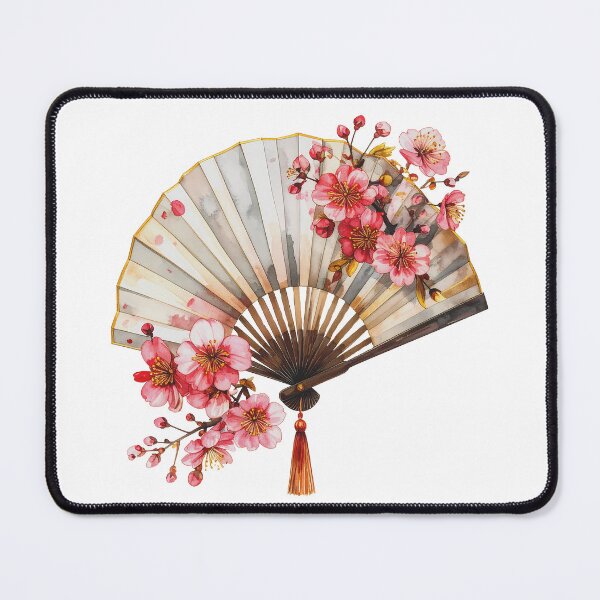 Item preview, Japanese Folding Fan Cherry Blossom  designed and sold by BetweenForms.