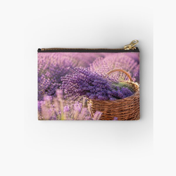 Item preview, Basket of lavender in the field designed and sold by anytka.