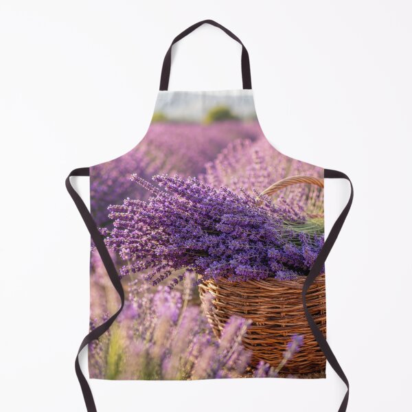 Item preview, Basket of lavender in the field designed and sold by anytka.