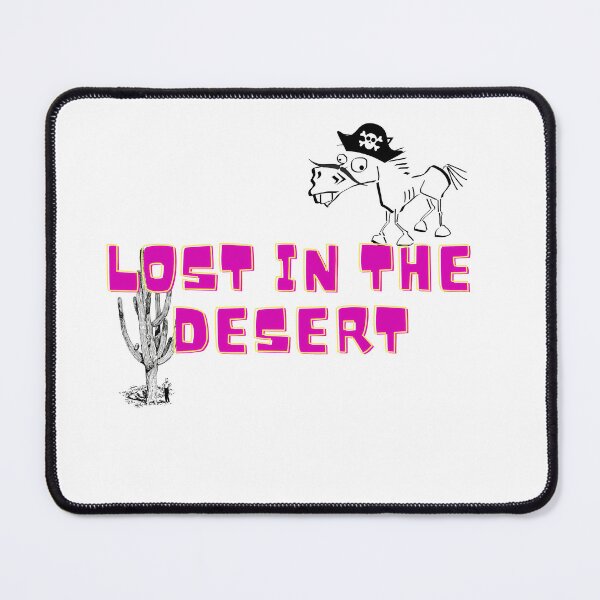 Item preview, Funny Desert Pirate Horse Lost In Desert Cartoon Art designed and sold by NourArtCorner.
