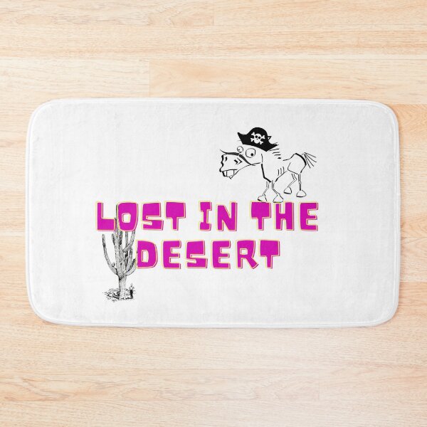 Item preview, Funny Desert Pirate Horse Lost In Desert Cartoon Art designed and sold by NourArtCorner.