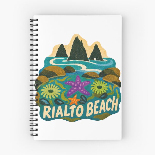 Item preview, Colorful Rialto Beach Tide Pools designed and sold by Rewind Society.
