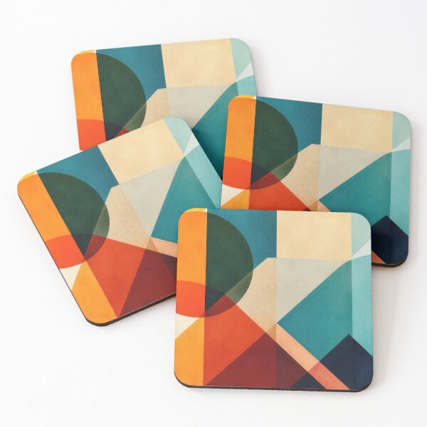 Item preview, Shapes form vibrant patterns designed and sold by anytka.