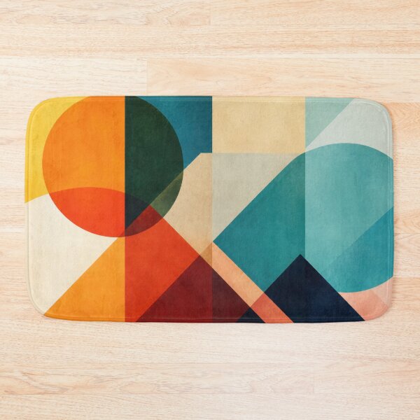 Item preview, Shapes form vibrant patterns designed and sold by anytka.