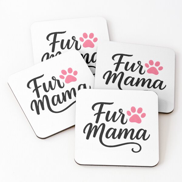 Item preview, Fur Mama Cute Dog Mom Cat Mom Pink Paw Print designed and sold by Photo-Sphere101.