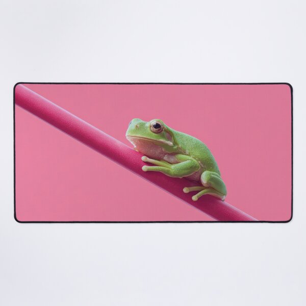 Item preview, Frog sits on a red stick in daylight designed and sold by anytka.