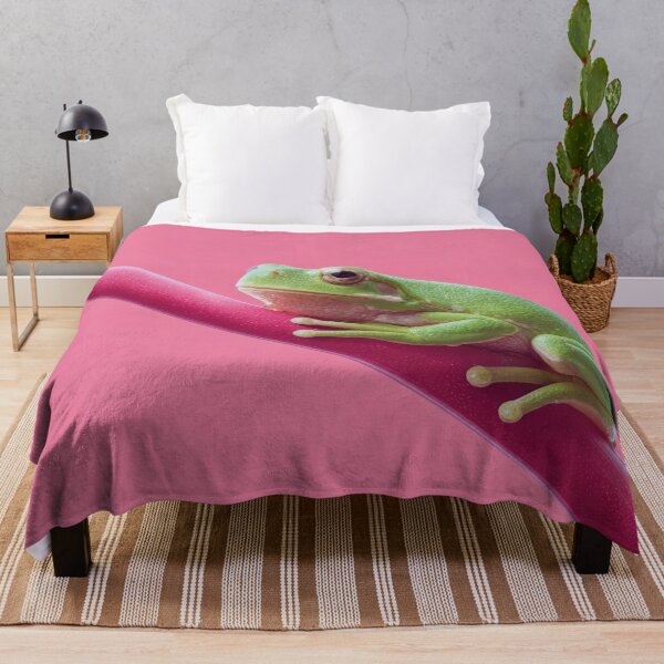 Item preview, Frog sits on a red stick in daylight designed and sold by anytka.