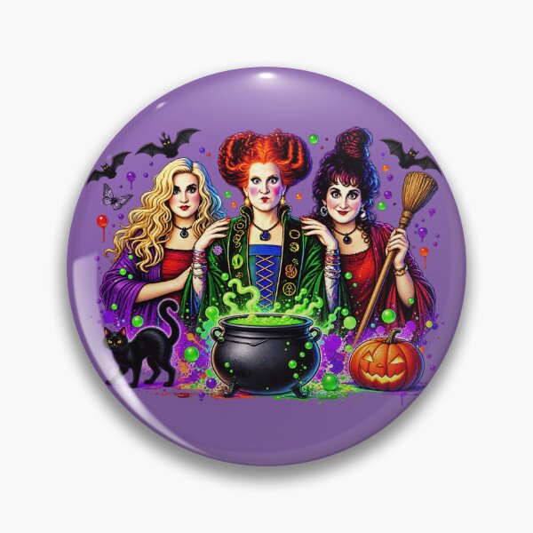 Item preview, Vibrant Halloween Witch TVibrant Halloween Witch Trio Stickerrio Sticker. designed and sold by Anime-Clothes1.