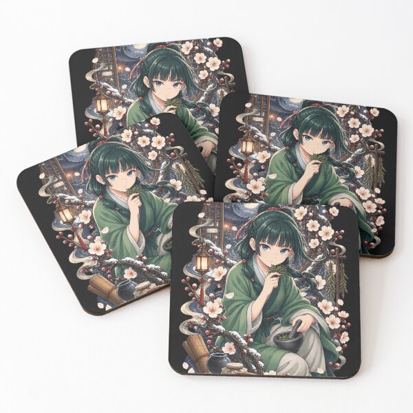 Item preview, Maomao The Apothecary Diaries Floral Portrait designed and sold by neezarro.