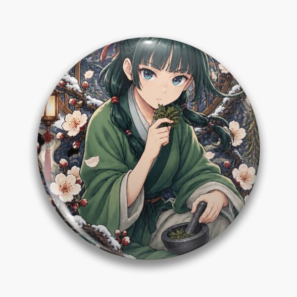 Item preview, Maomao The Apothecary Diaries Floral Portrait designed and sold by neezarro.