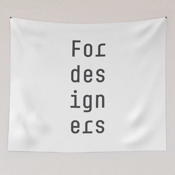 Item preview, Vertical Deconstructed Typography Poster For Designers designed and sold by drTerrens.