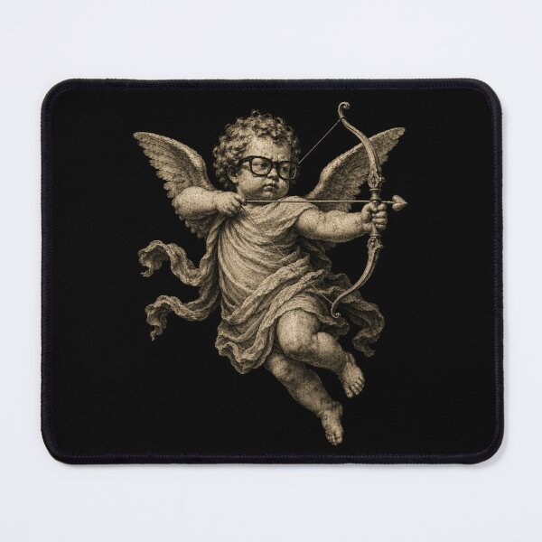Item preview, Cross-Eyed Cupid With Glasses – Vintage Classical Art. designed and sold by SaraSumi.